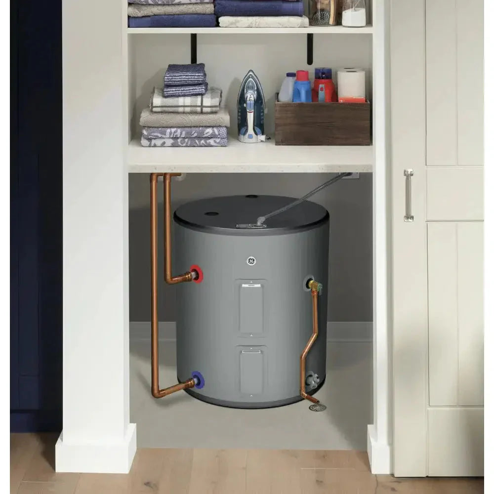 GE RealMAX 36 Gallon Capacity Side Port Lowboy Electric Water Heater