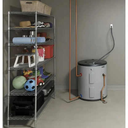 GE RealMAX 36 Gallon Capacity Side Port Lowboy Electric Water Heater