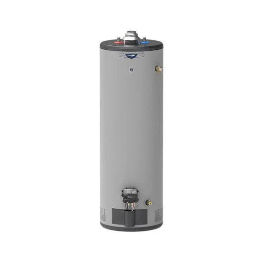 GE RealMAX Atmospheric Platinum Model 40 Gallon Capacity 40,000 BTU Heating Input Tall Natural Gas Water Heater