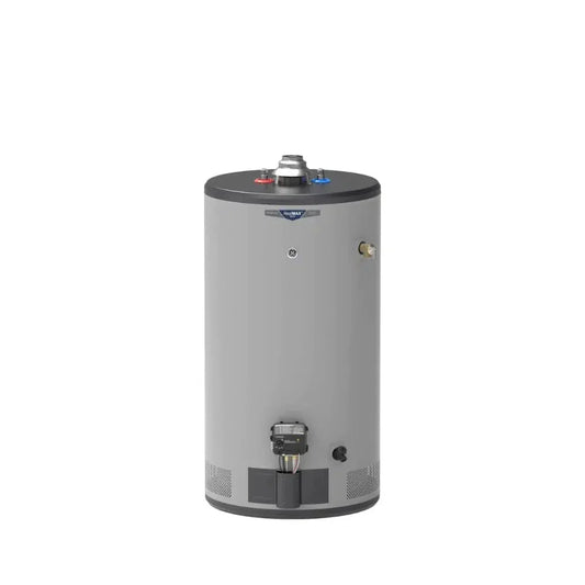 GE RealMAX Atmospheric Premium Model 50 Gallon Capacity 40,000 BTU Heating Input Short Natural Gas Water Heater