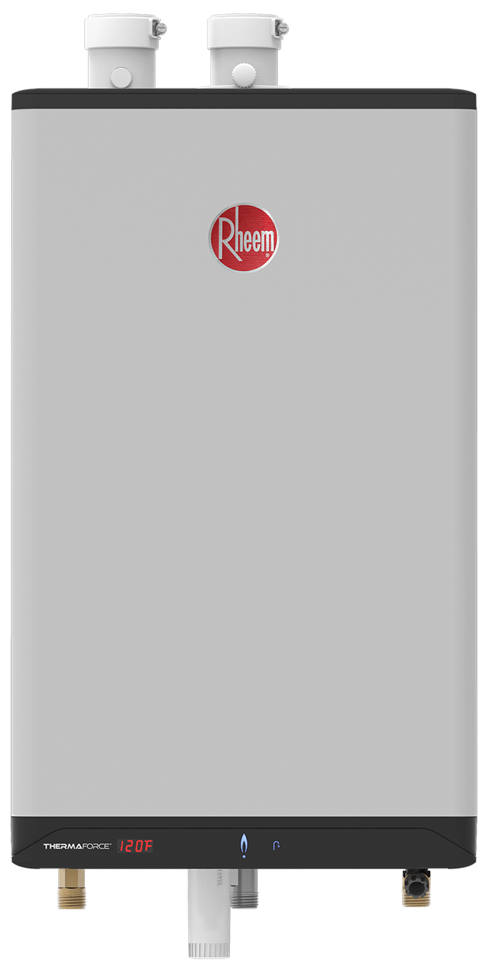 Rheem ThermaForce Super High Efficiency RCBH-L199i 199,000 BTU Tankless Combination Boiler