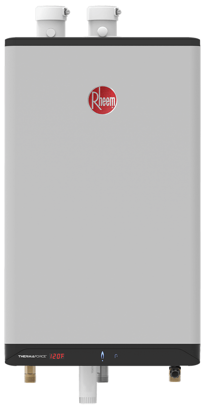 Rheem ThermaForce Super High Efficiency RCBH-L199i 199,000 BTU Tankless Combination Boiler